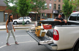 Fourth-generation beekeeper Andrew Coté keeps hives in Brooklyn, Queens, and Manhattan, and drives his truck from stop to stop, bees hovering over the truckbed, trying to reclaim the stolen honey.