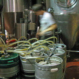 At work in the brewery.